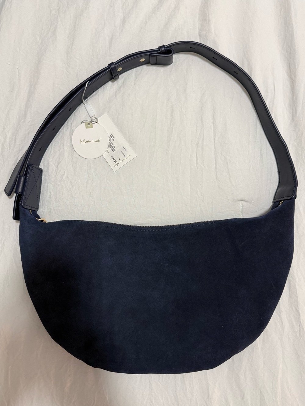 Moda Luxe - Navy Elodie Shoulder Hobo Bag